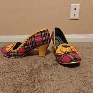 Irregular Choice Kanjanka Retro Tartan Heel EU41